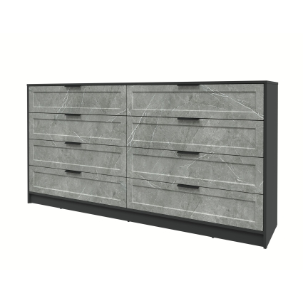 Kомод Тренд КТ-К197 (Антрацит ЛДСП/ Керамика ЛМДФ) Ш1965 В1020 Г451